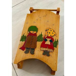 Vintage Large Wooden Sled